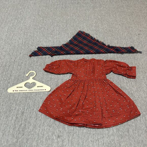 Pleasant Company American Girl Kirsten School Dress Shawl Hanger 1989 Retired
